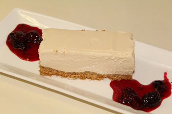 Say cheese - a picture of the popular Guinness cheesecake from the Century Bar.